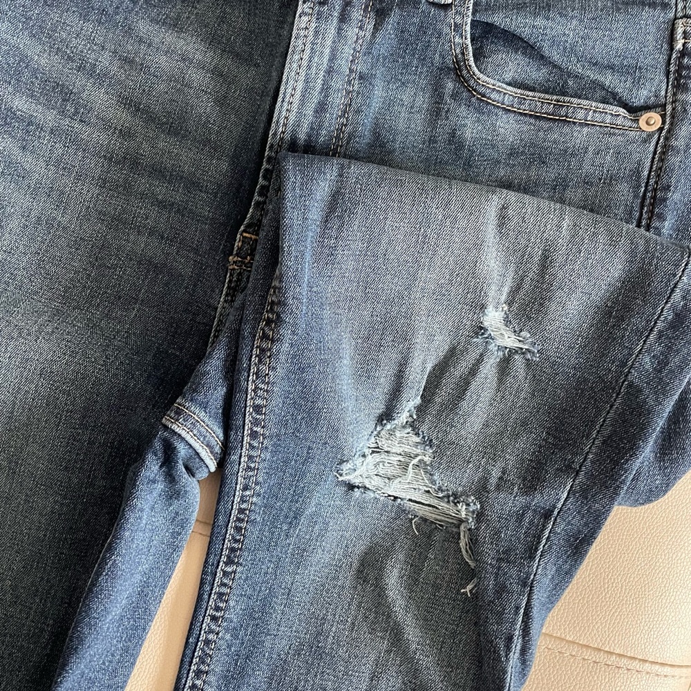 Gap- Distressed Denim High Waisted Jeans, NWT